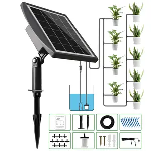 Solar Drip Irrigation Kit, Automatic Watering System for Garden & Pots - Vacation Mode, Ideal for Busy Plant Lovers