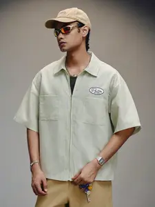 Davis Men's Half Button Striped Casual Trendy Shirt, Fashionable Gift for Men, Comfortable Casual Shirt for Various Occasions