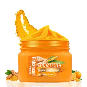 Turmeric Nourishing Body Scrub 280g — Enriched with natural turmeric extract and nourishing moisturizers. It gently refreshes your skin while delivering deep hydration, leaving it smooth, soft and naturally glowing.