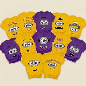 [FREESHIP] Lover Funny the Minion T Shirt, Funny Minions Shirt, Y2K Streetwear T-Shirt, Unisex Crew Neck, Vintage Hip-Hop Sports Graphic, Casual Cotton Fit, Soft Comfortable Short Sleeve, Teen & Adult