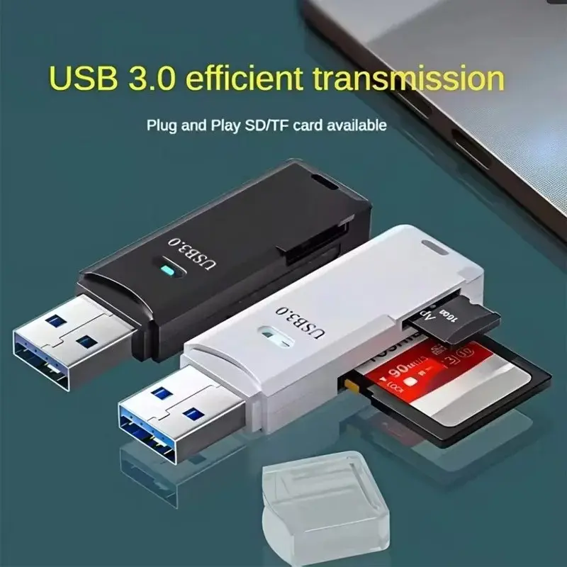 2 in 1 USB2.0/3.0 Card Reader TF sd card Reader usb adapter High Speed Cardreader TF Memory card For PC Laptop Accessories