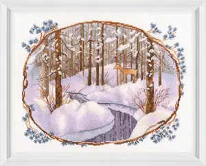 Roe deer M991 Counted Cross Stitch Kit