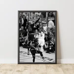 LeBron James Poster Home Decor, Motivation Wall Art, Motivational Print