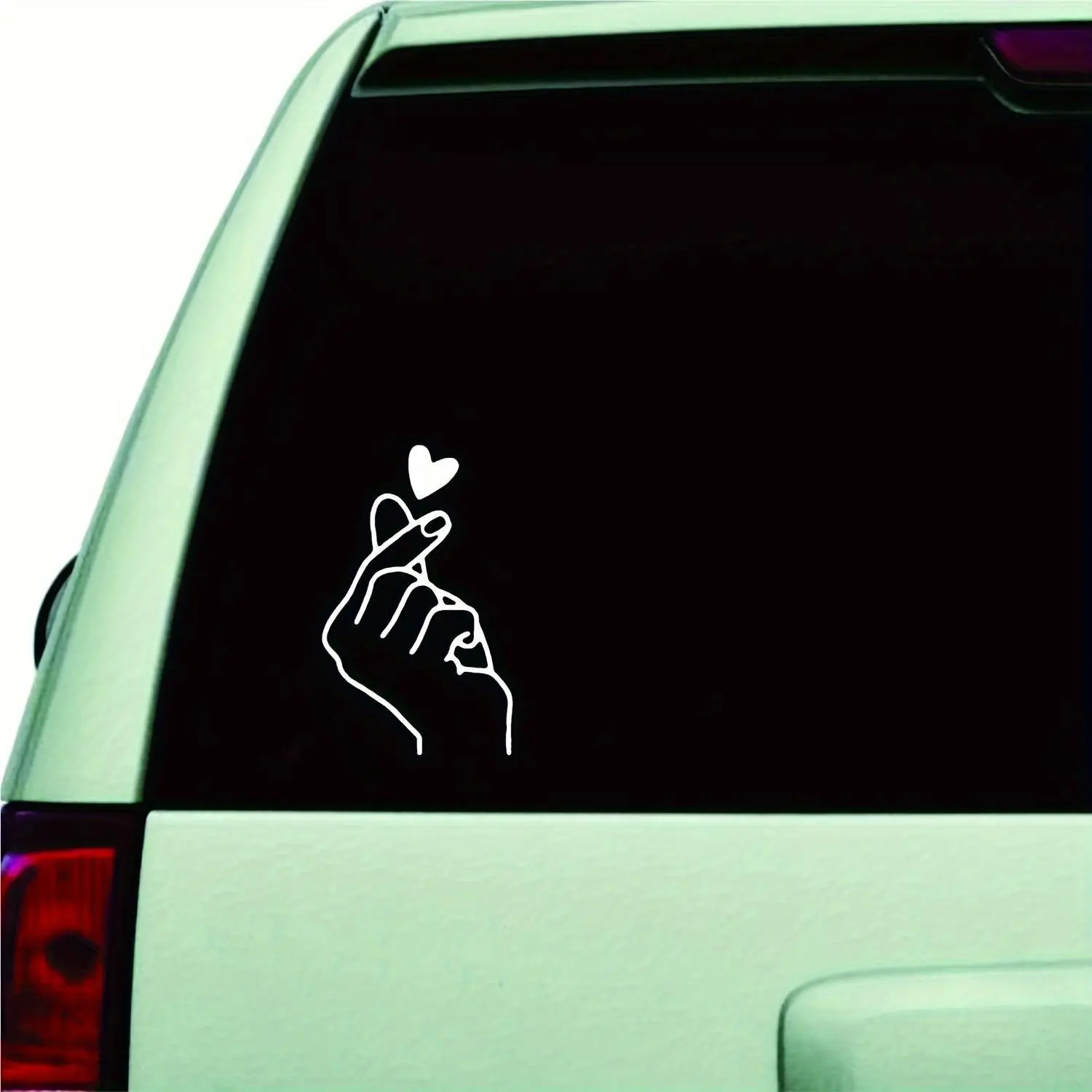 1pc hand drawn gesture car stickers, car decoration accessories, car decoration stickers, can cover scratches, Sticker Decals, Decal for cars