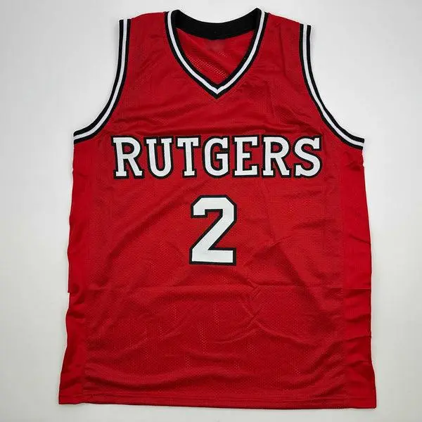 Dylan Rutgers Red College Basketball Jersey