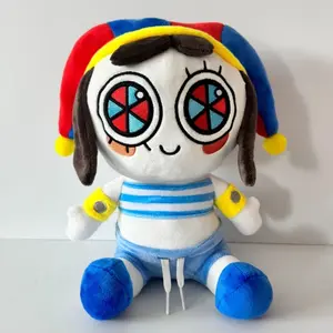 New The Amazing Digital Circus Plush Doll Soft Cartoon Game Pomni Plush Toy For Home Sofa Decoration Anime Game Fans Collection