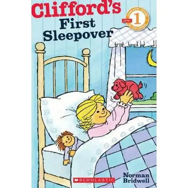 USED Book - Scholastic Reader Level 1: Clifford's First Sleepover by Norman Bridwell (Paperback) - english