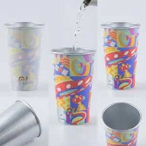 “Magic Color-Changing Beer Mug – Reveal the Hidden Design When Cold!” Aluminium Cup Washable Reuse Drinkware Reusable