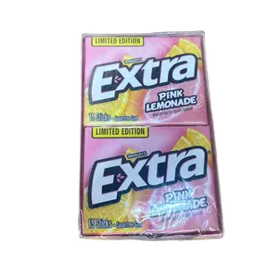 Extra Pink Lemonade Gum - Delicious Snack for Chewing Flavor