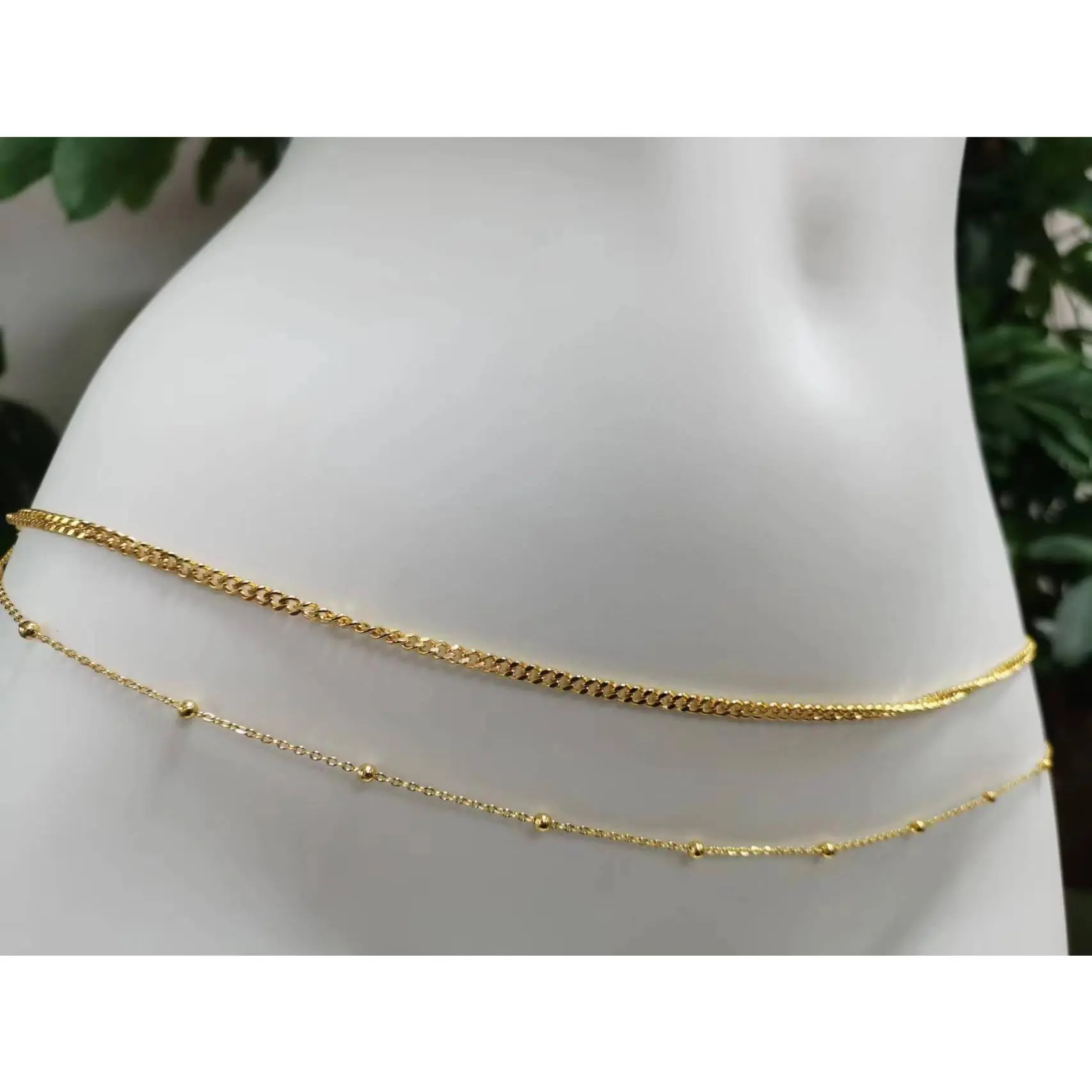 4MM grinding chain+rice beads