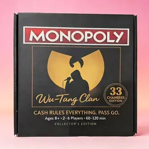 Monopoly Family & Friends Game Night for 2-6 Players.Durable & Thematic.Classic Strategy with Rock Nostalgia.Monopoly: Back to the Beginning.