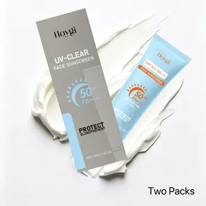 【2 Packs】Sunscreen to prevent sunburn andtanning,Universal Tinted Face MoisturizerSunscreen,SPF 50 PA+++,Water Resistant AndNon-Greasy,For All Type Skin Facial Skincare