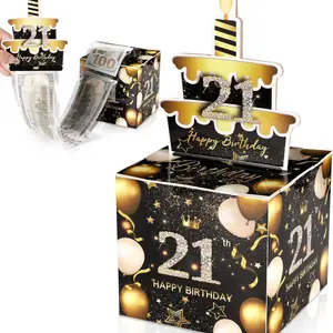 Birthday Money Drawstring Box, Halloween Christmas Gift Box, Surprise Party Decoration Supplies, Perfect for Festive Occasions, Birthday Favors