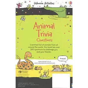 USED-Animal Trivia Questions by Simon Tudhope (Paperback)