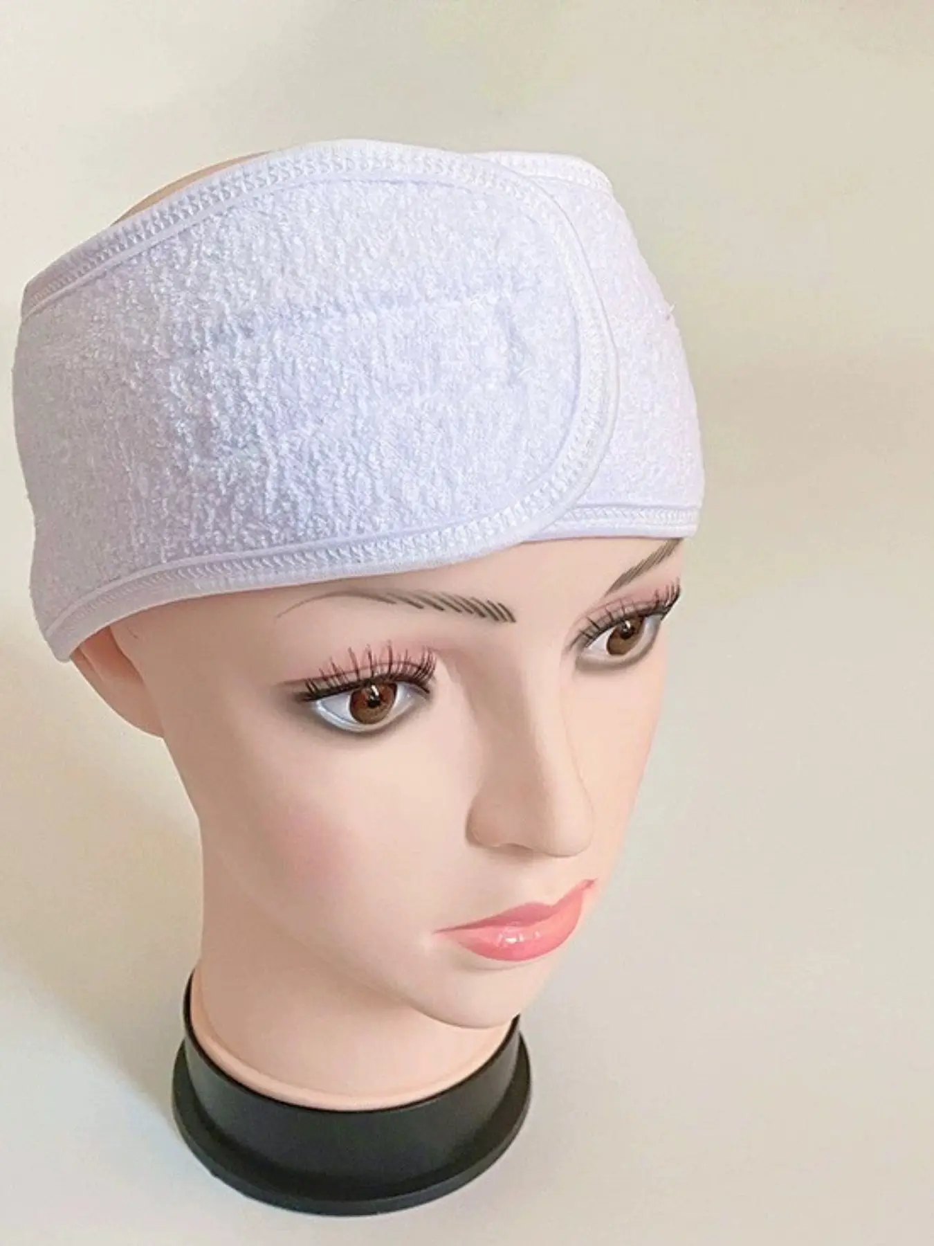 Velcro Headband for Women, Sweat-Absorbing and Breathable Sports Headscarf, Maternity Headband, Knitted Hair Accessory, European and American Style