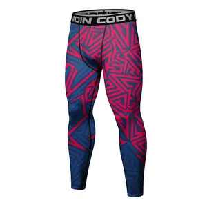 Cody Lundin Men Grappling Compression Pants Strapless Legging Running Custom Muay Thai Jiu Jitsu BJJ Spats Fitness Trousers Men