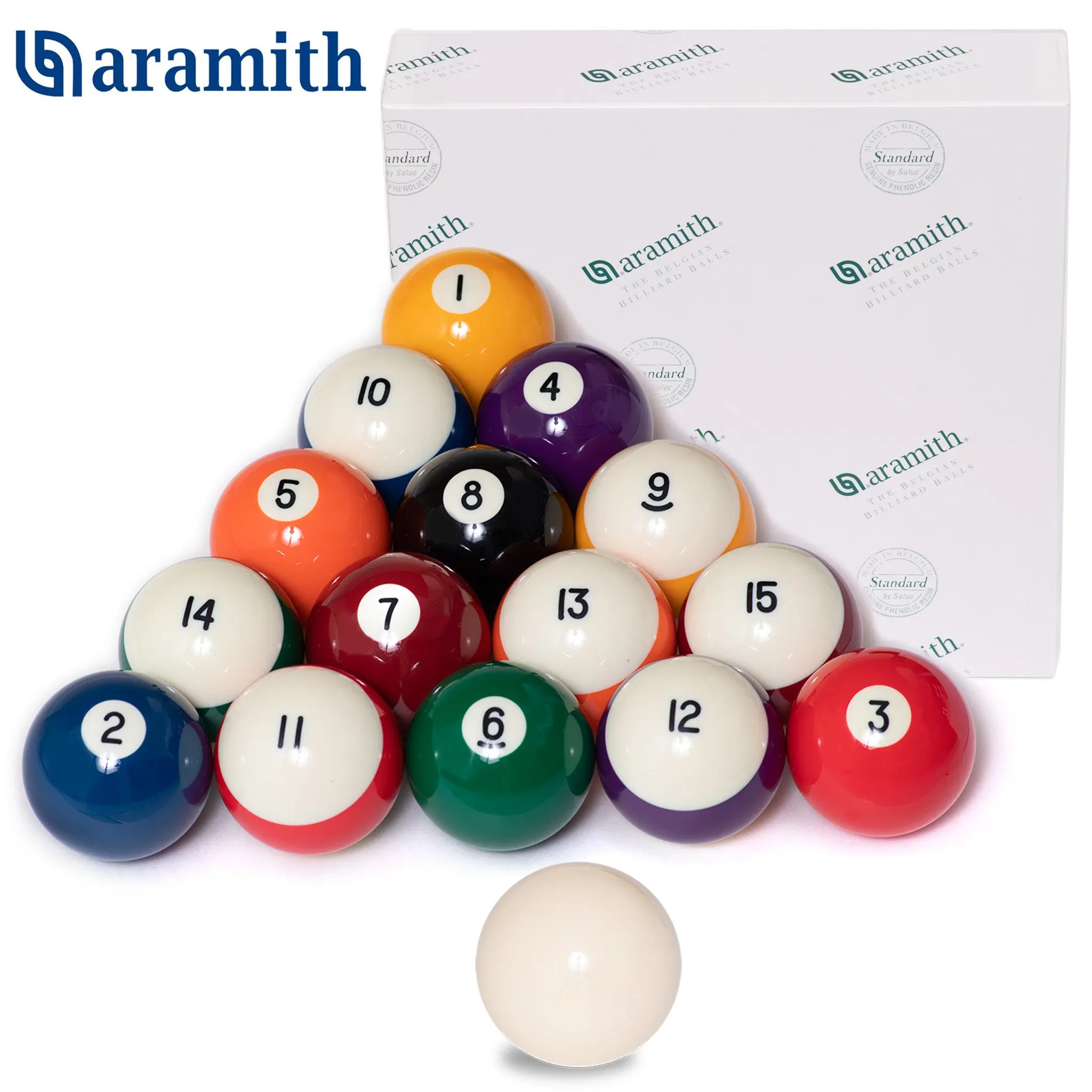 Aramith Crown Standard Pool Ball set 2 1/4"