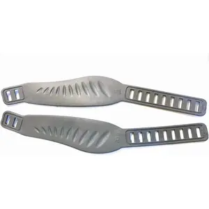 Life Fitness Compatible Aftermarket Stationary Bikes Long GRAY Pedal Straps | ( SB Distribution Ltd.