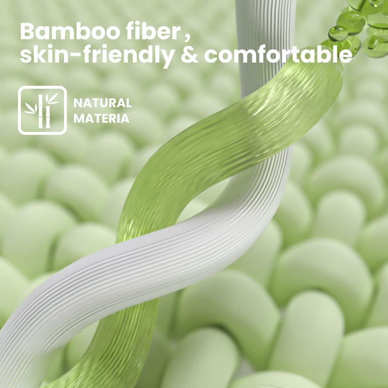 BodyTips 2 Pack Quick Dry Bamboo Fiber Boxer Briefs Seamless Design Skin Friendly Thickened Expanded Structure No Waist Constriction Flexible Fit Underwear Smooth Boxer Panties Popular Underwear Versatile Briefs For Daily Wear Outfit Active Use All Day