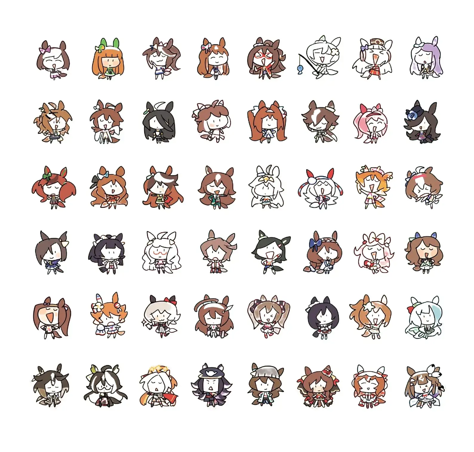 Uma Musume Acrylic Keychain, Great For Daily Use Or As Thoughtful Little Gifts For Your Friends And Yourself.
