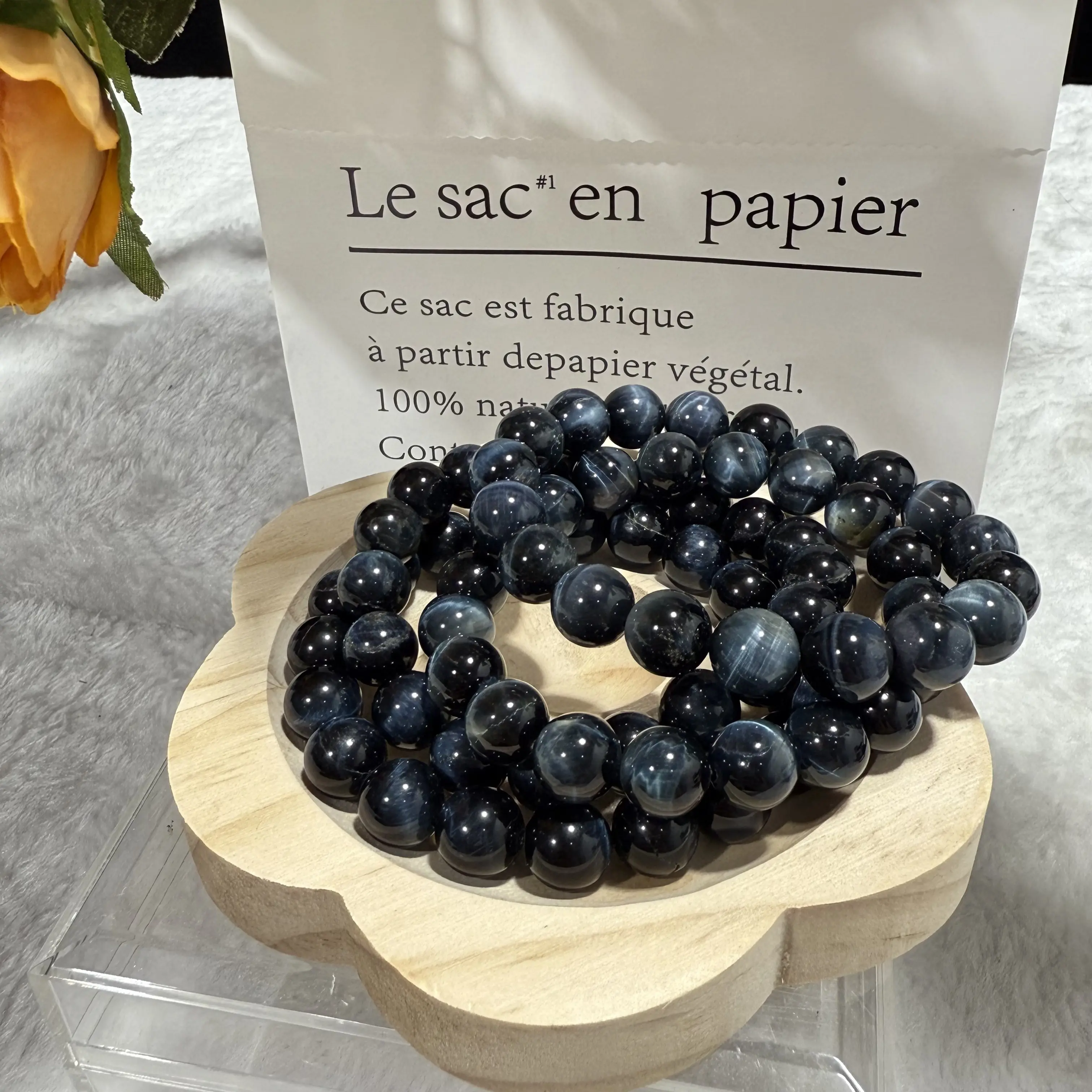 Tears Of Atlantis, Natural Blue Tiger Eye Stone, Flowing Galaxy Light, Purely Handmade, Fashionable And Luxurious Blue Eye Tiger Bracelet, Unisex, Flowing Blue Lines, Suitable For Daily Outings, Travel, And Parties, 8mm, 9mm, 10mm, And 11mm Are Available