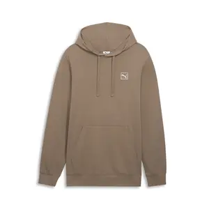 PUMA Mens Essentials Elevated Hoodie Casual Outerwear Casual - Brown