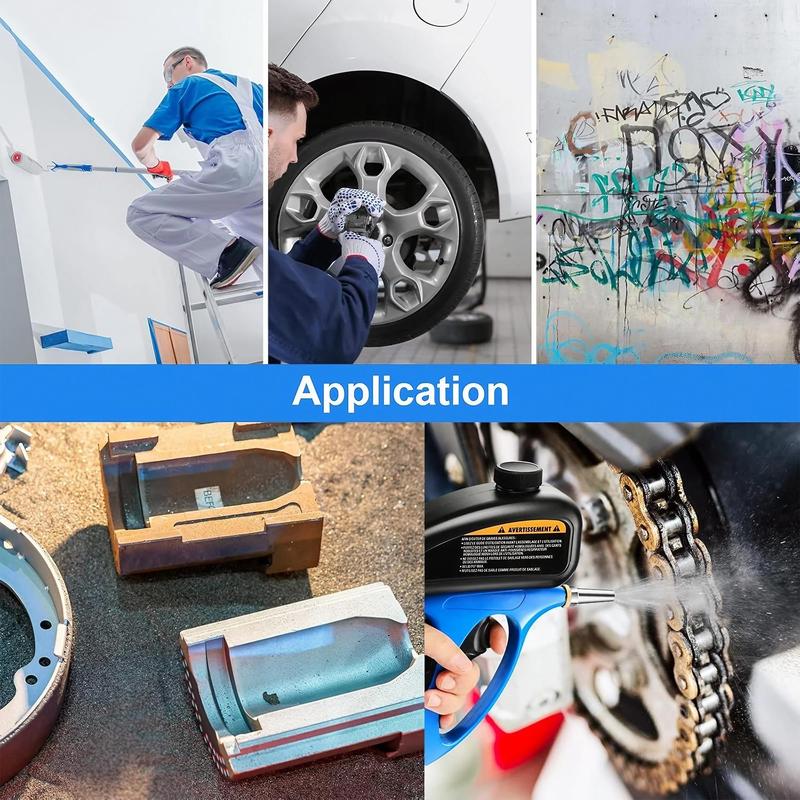 Gravity Feed Air Sandblaster, Dual-mode Anti-rust Paint Removal Tool, Industrial Grade Air Sandblasting Machine for Metal & Woodworking