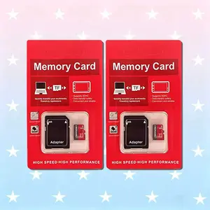Micro SD card with adapter, micro TF card - compatible with sports camera photos, compatible with tablet data, mobile phone storage, supports portable game console data