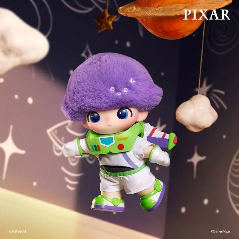 (Cat154) POP MART DIMOO WORLD x PIXAR Series - Vinyl Plush Pendant Blind Box