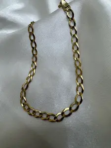 Solid bracelet 4mmX8in 10k