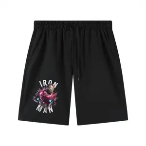 Marvel Adult Men's Casual Shorts Iron Man Design The Perfect Valentine's Day Gift for Your Boyfriend Relaxed Fit Perfect for Everyday Wear Versatile Comfortable Classic Design