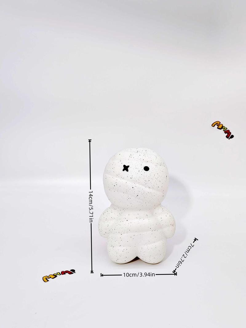 MHM Squishy Wind-Bread Buddy Stress Relief Toy - Sticky, Moist, Soft, Slow-Bouncing Foods Sensory Tool for Tactile Relaxation 9.65x6.89x4.13in