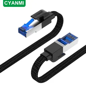 Cat8 Ethernet Cable, Outdoor&Indoor, Heavy Duty High Speed,2000Mhz with Gold Plated Male to Male RJ45 Connector, Weatherproof F/FTP UV Resistant for Router, Modem, PC, Gaming