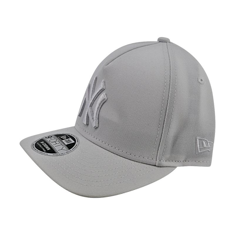New York Yankees New Era Baseball Hat Cap 9FORTY M-Crown Adjustable Poly White