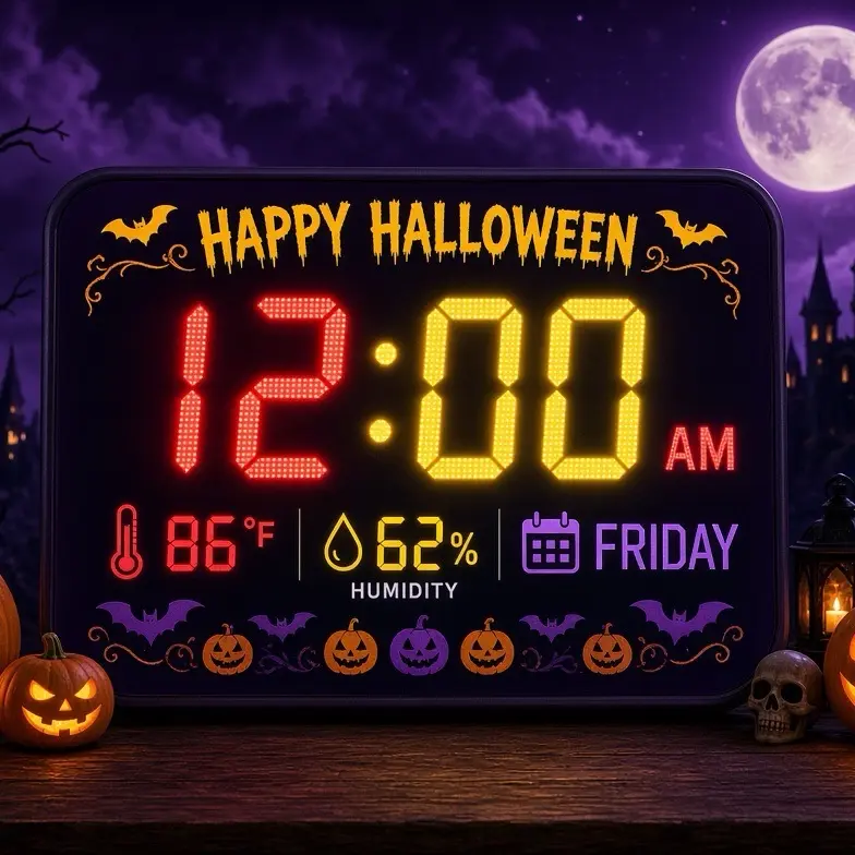 Electronic Display wall clocks