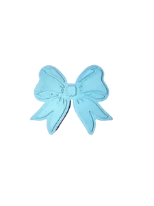 Baby Blue Bow 3D Topper