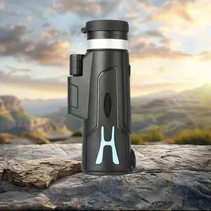 Portable Monocular Telescope, 12x42 FMC Coated Telescope, Outdoor Camping and Hiking Telescope, Men's Optical Glass Telescope Gift