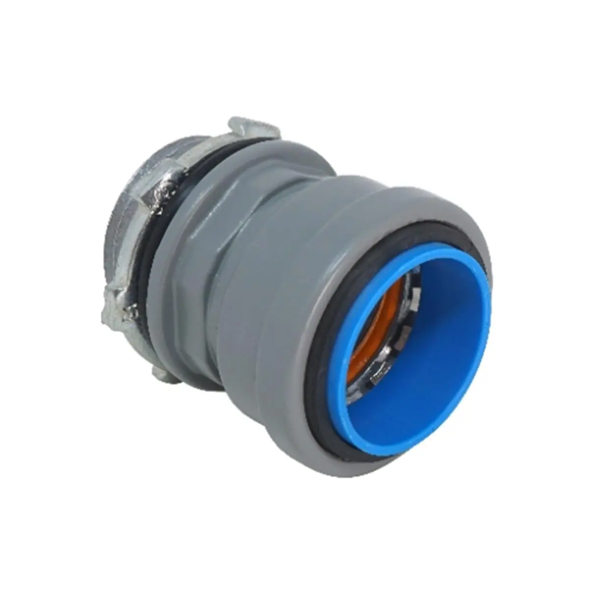 Southwire 0.5" EMT Simpush Electrical Metallic Tube Connector - Outdoor Boating Water Sports Adapter, 0.5" EMT to Boxes Fit with Lock Washer, Push-to-Install for Secure Connection, Emt To Box Connectors
