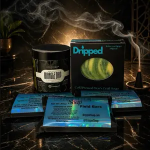 Dripped Experiece Pack 1 Miracle Drip Cologne Body Butter  3 Travel Soap Bars 1 Large Signature Soap Bar