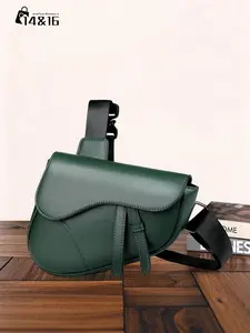 Men's Waist Bag Chest Pack Adjustable Shoulder Strap, Running Commute Sports Outdoor Trendy Saddle Bag, Street Casual Zip Crossbody Bag, Zipper Crossbody Bag