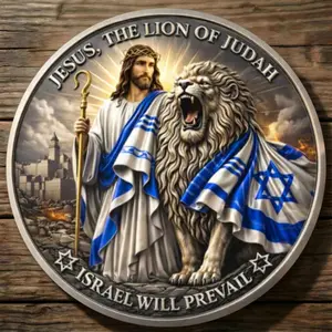 1PC Lion Symbol Heritage Commemorative Coin Alloy 3D Relief Design Warrior Lion and Shield Theme Historical Tribute Collectible Gift for Birthday Gift Anniversary Gift Holiday Gift Desk Display Keepsake Commemorative and Decorative Collectibles