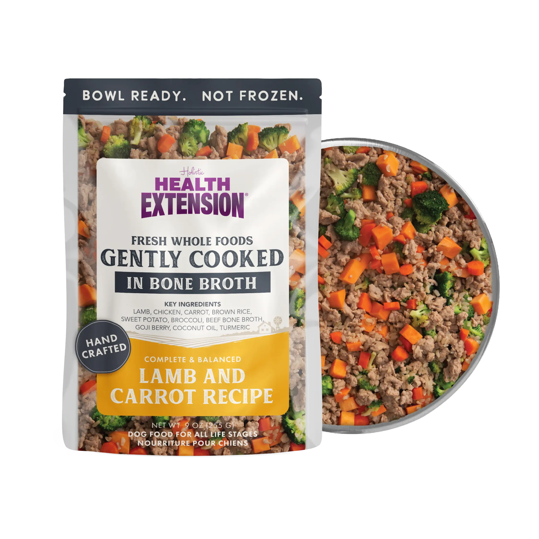 Gently Cooked Lamb And Carrot Recipe Dog Food | Health Extension