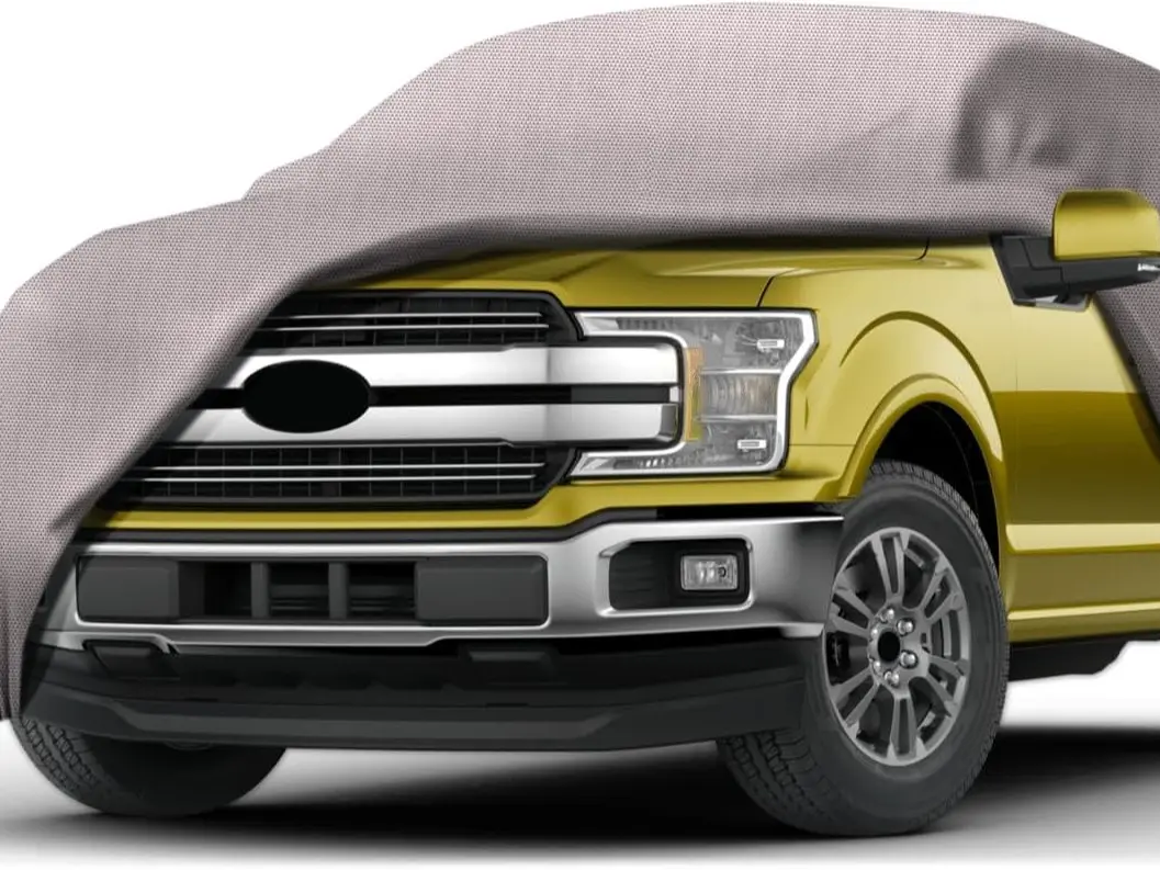 Waterproof Truck Cover, Full Outdoor Protection with UV, Rain & Snow Guard, Windproof, Universal Fit Up to 262" L X 71" H, Max Cab 157"