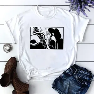 Spirited Away Chihiro Haku shirt Hayao Miyazaki Studio Ghibli Shirt Unisex Shirt, Free Shipping