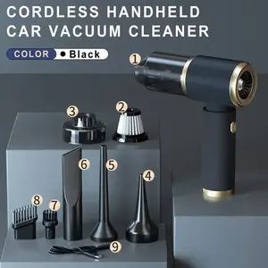 High-Power Cordless Car Vacuum Cleaner for Car and Desk - Compact Handheld Design