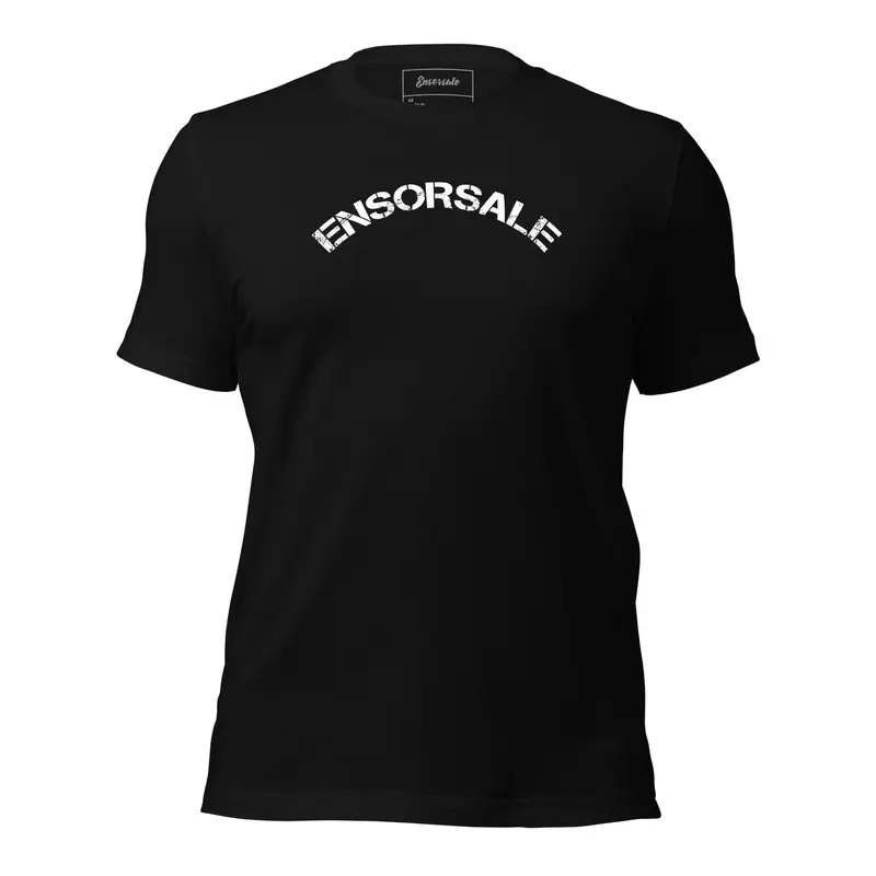 Ensorsale Curved White Logo Premium T-Shirt