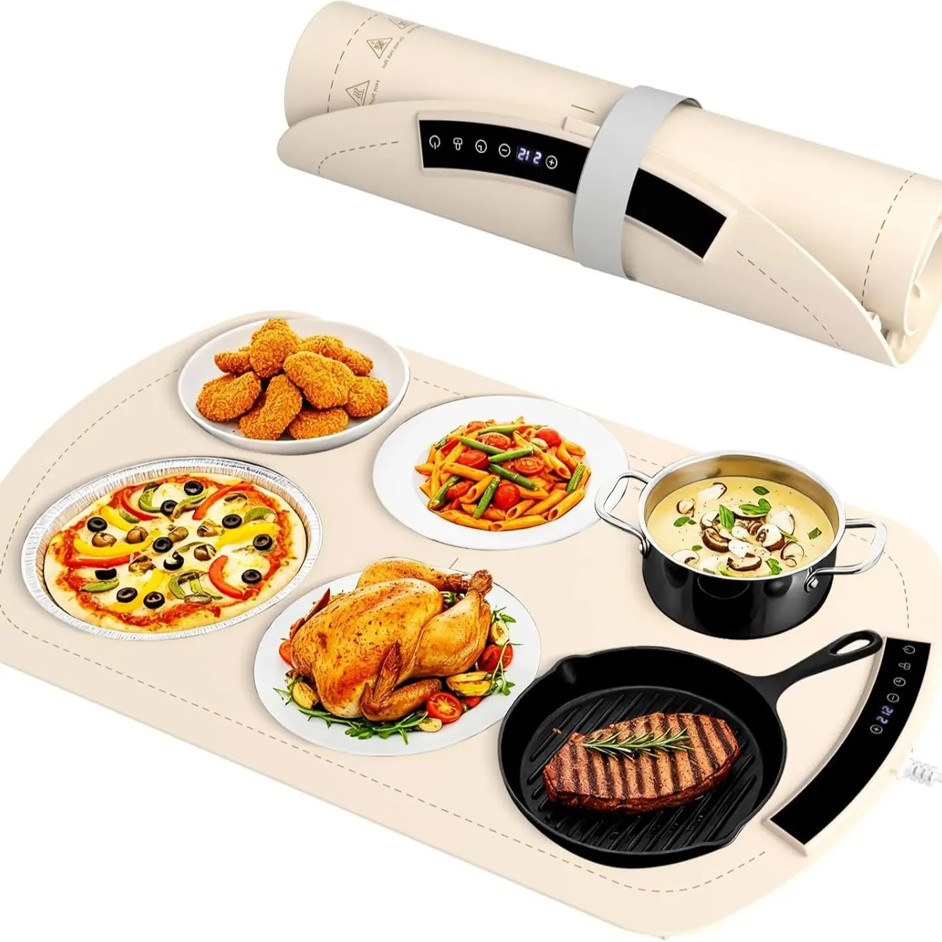 White(7 Temp Setting + 5H Timer)