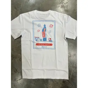 American Summer SS Pocket Tee - White