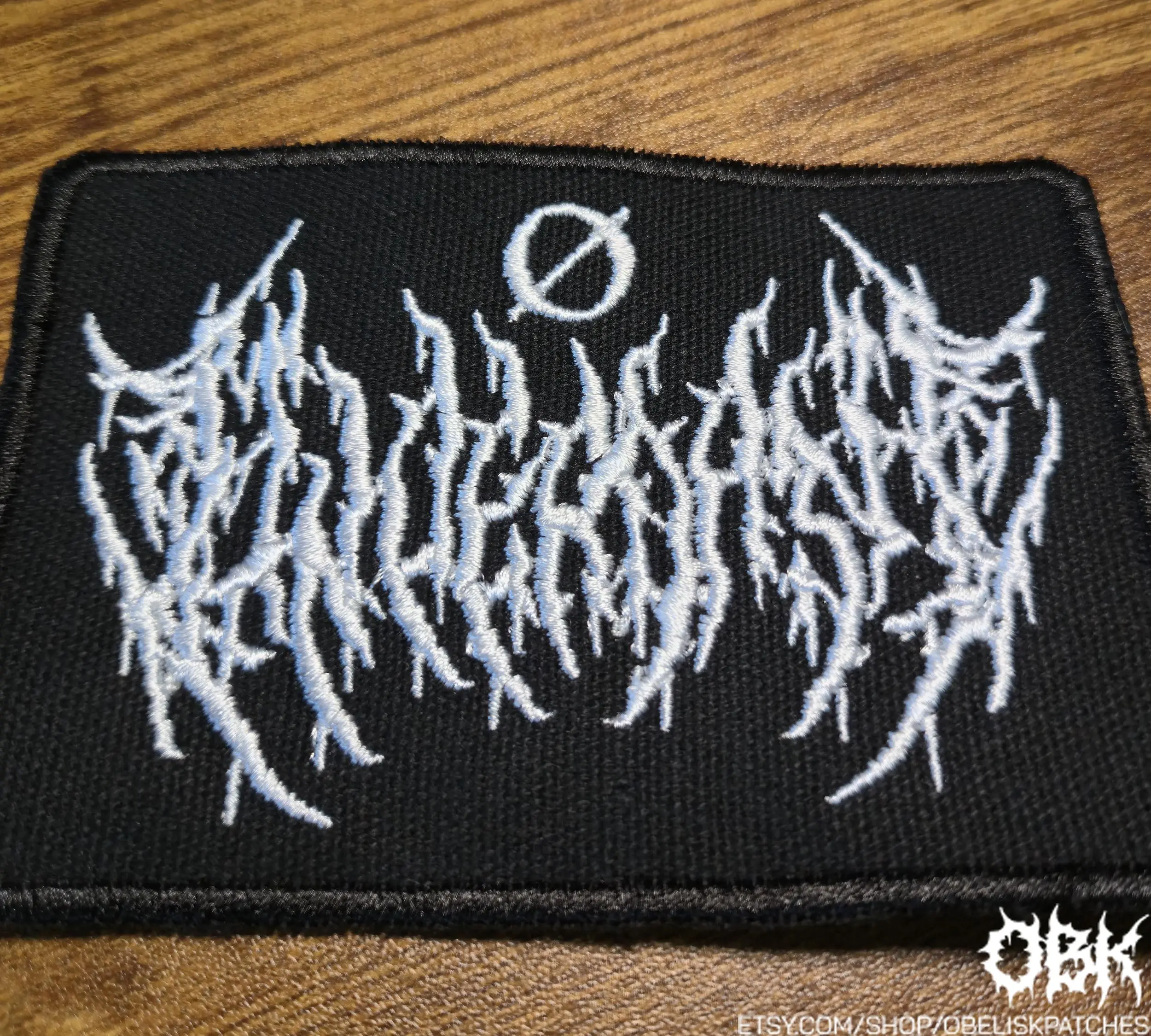 Underoath Patch  Embroidered Canvas Patch - Multiple Sizes, Iron On, Velcro for bags, clothing