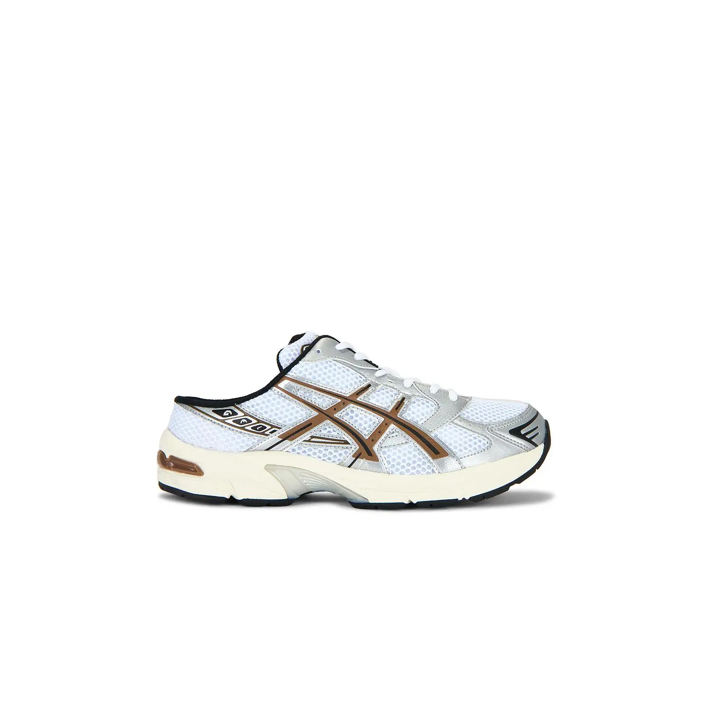 Asics Gel-1130 Mule in White & Clay Canyon